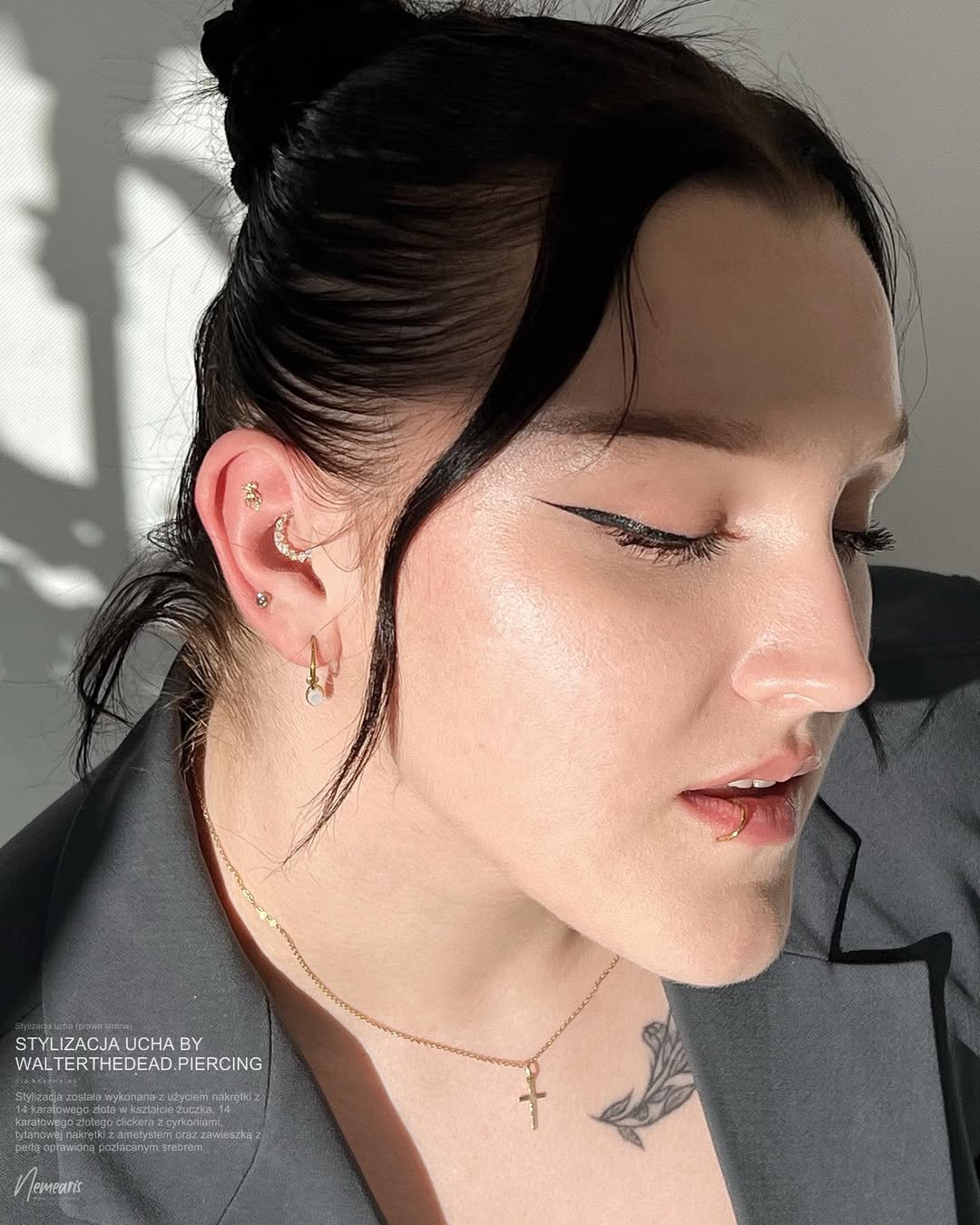Współpraca Nezznalek ze studiem Nemearis Piercing studio w Krakowie Studio tatuażu Kraków, studio tatuażu Nemezink, studio piercingu Nemearis